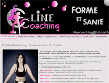 Tablet Screenshot of celine-coaching-sante.com